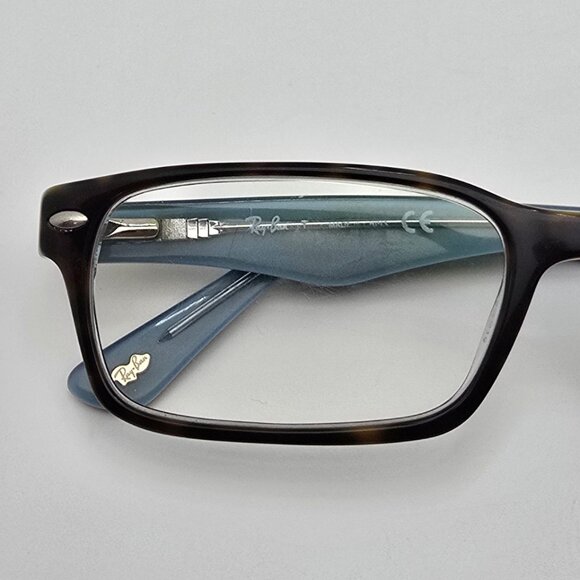 Ray-Ban RB5206 5023 Polished Tortoise on TR Azure Eyeglasses Frame w/ Flexhinge - Picture 12 of 12